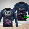 Personalized Melbourne Storm 3D Hoodie Nrl 3D Hoodie Jack Skellington Custom Name 3D All Over Printed Hoodie - 18f40cef78d3