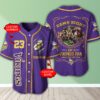 Personalized Minnesota Vikings Nfl 3D Baseball Jersey