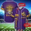 Personalized Minnesota Vikings Nfl God First Family Second Then Baseball Jersey Shirt