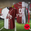 Personalized Mississippi State Bulldogs Custom Baseball Jersey