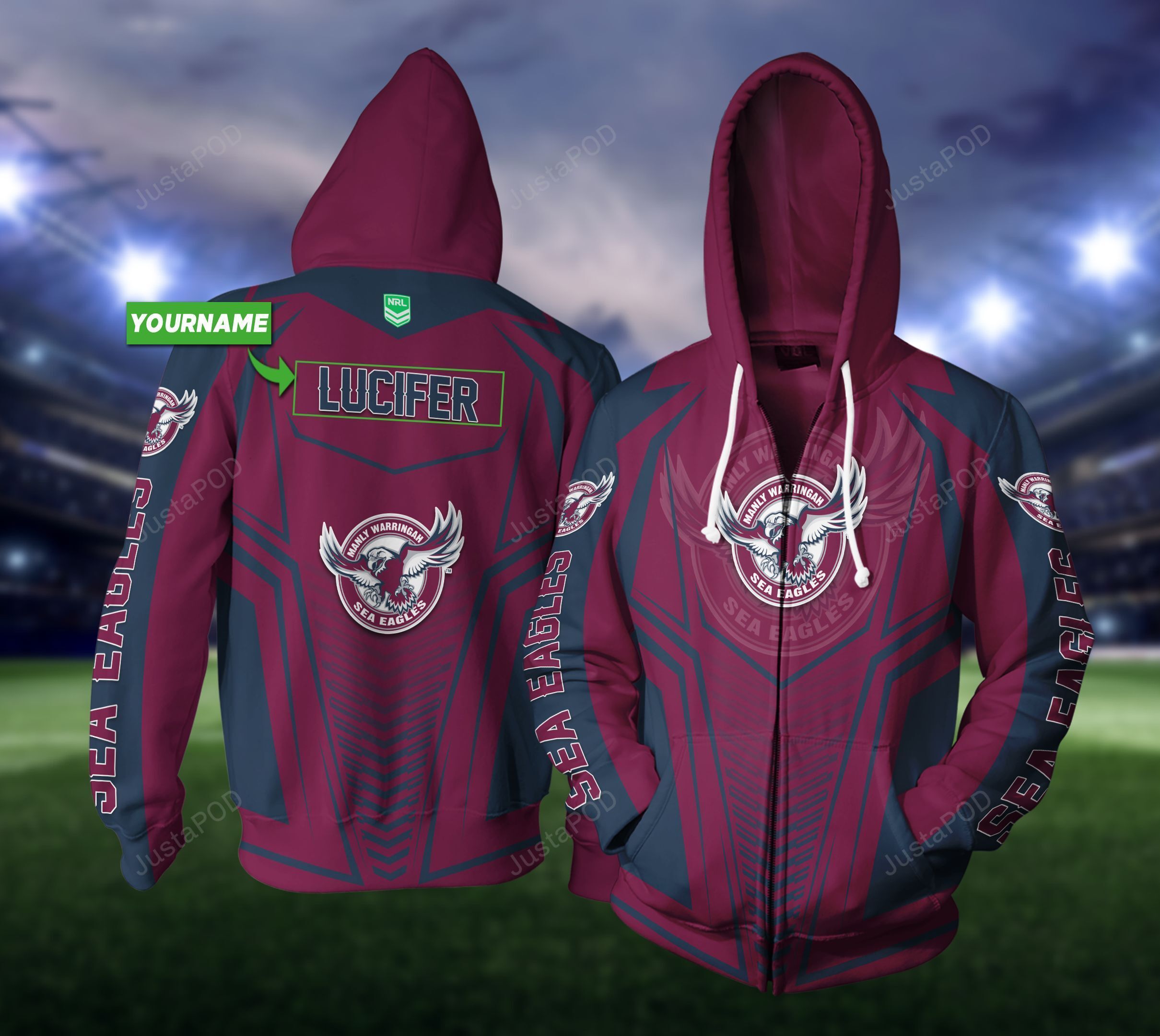 Personalized NNA 3D Hoodie Sea Eagles Custom Name 3D All Over Printed Hoodie - 7d209d075006 Personalized NNA 3D Hoodie Sea Eagles Custom Name 3D All Over Printed Hoodie - 7d209d075006