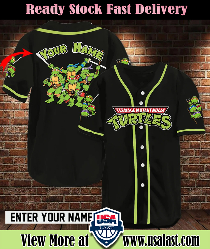 Personalized Name Tmnt Baseball Jersey Shirt Personalized Name Tmnt Baseball Jersey Shirt