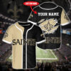 Personalized New Orleans Saints Baseball Jersey
