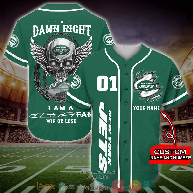 Personalized New York Jets Nfl Baseball Jersey Shirt Personalized New York Jets Nfl Baseball Jersey Shirt