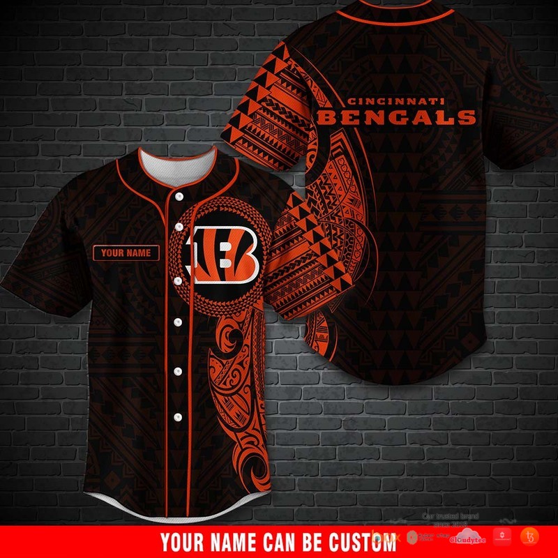 Personalized Nfl Cincinnati Bengals Baseball Jersey- Limited Edition Personalized Nfl Cincinnati Bengals Baseball Jersey- Limited Edition