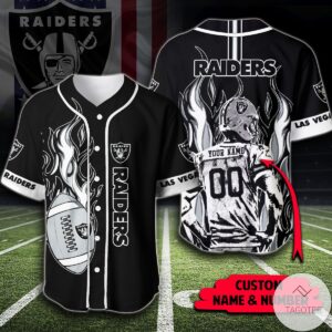 Personalized Nfl Las Vegas Raiders Shirt Baseball Jerseys