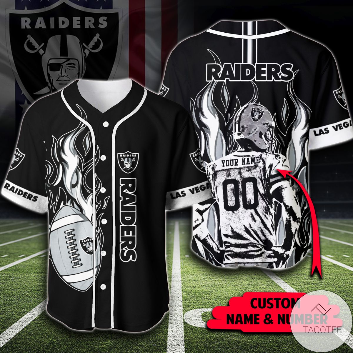 Personalized Nfl Las Vegas Raiders Shirt Baseball Jerseys Personalized Nfl Las Vegas Raiders Shirt Baseball Jerseys