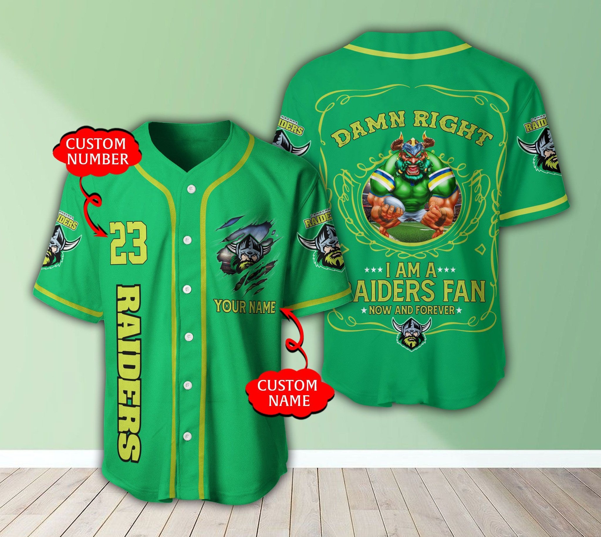 Personalized Nrl Canberra Raiders I Am A Raiders Fan Baseball Jersey Personalized Nrl Canberra Raiders I Am A Raiders Fan Baseball Jersey