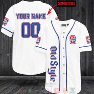 Personalized Old Syle Custom White Baseball Jersey