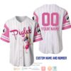 Personalized Piglet Pig Winnie The Pooh Pinstripe White Baseball Jersey