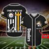 Personalized Pittsburgh Steelers Nfl Kneel For The Cross Baseball Jersey Shirt