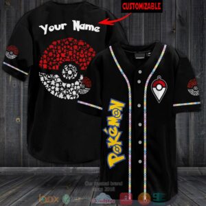 Personalized Pokemon Baseball Jersey