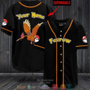Personalized Pokemon Fearow Baseball Jersey