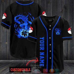 Personalized Pokemon Froakie Baseball Jersey