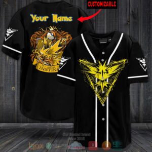 Personalized Pokemon House Insting Baseball Jersey