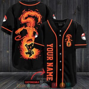Personalized Pokemon Infernape Baseball Jersey