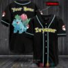 Personalized Pokemon Ivysaur Custom Baseball Jersey