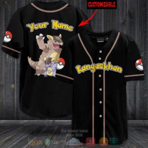 Personalized Pokemon Kangaskhan Custom Baseball Jersey
