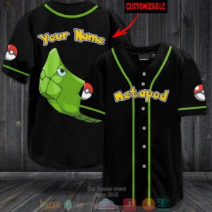 Personalized Pokemon Metapod Baseball Jersey