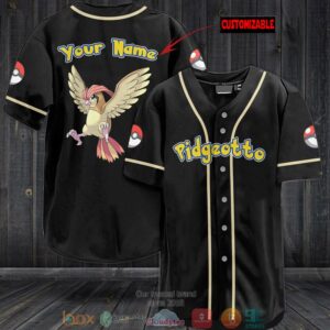 Personalized Pokemon Pidgeotto Baseball Jersey