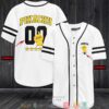 Personalized Pokemon Pikachu Baseball Jersey
