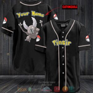 Personalized Pokemon Pinsir Custom Baseball Jersey