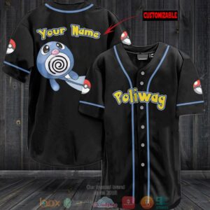 Personalized Pokemon Poliwag Baseball Jersey
