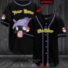 Personalized Pokemon Shellder Custom Baseball Jersey