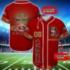 Personalized San Francisco 49Ers Nfl God First Family Second Then Baseball Jersey Shirt