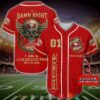 Personalized San Francisco 49Ers Nfl Wings Skull Baseball Jersey Shirt
