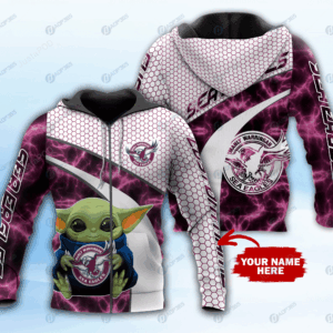 Personalized Sea Eagles 3D Hoodie Custom Name 3D All Over Printed Hoodie - f22bd95f991f