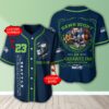 Personalized Seattle Seahawks Nfl 3D Baseball Jersey