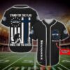 Personalized Seattle Seahawks Nfl Stand For The Flag Baseball Jersey Shirt