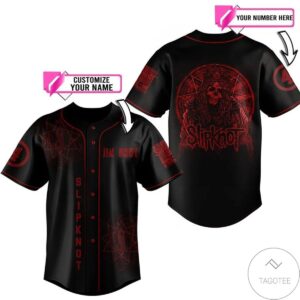 Personalized Slipknot Baseball Jersey