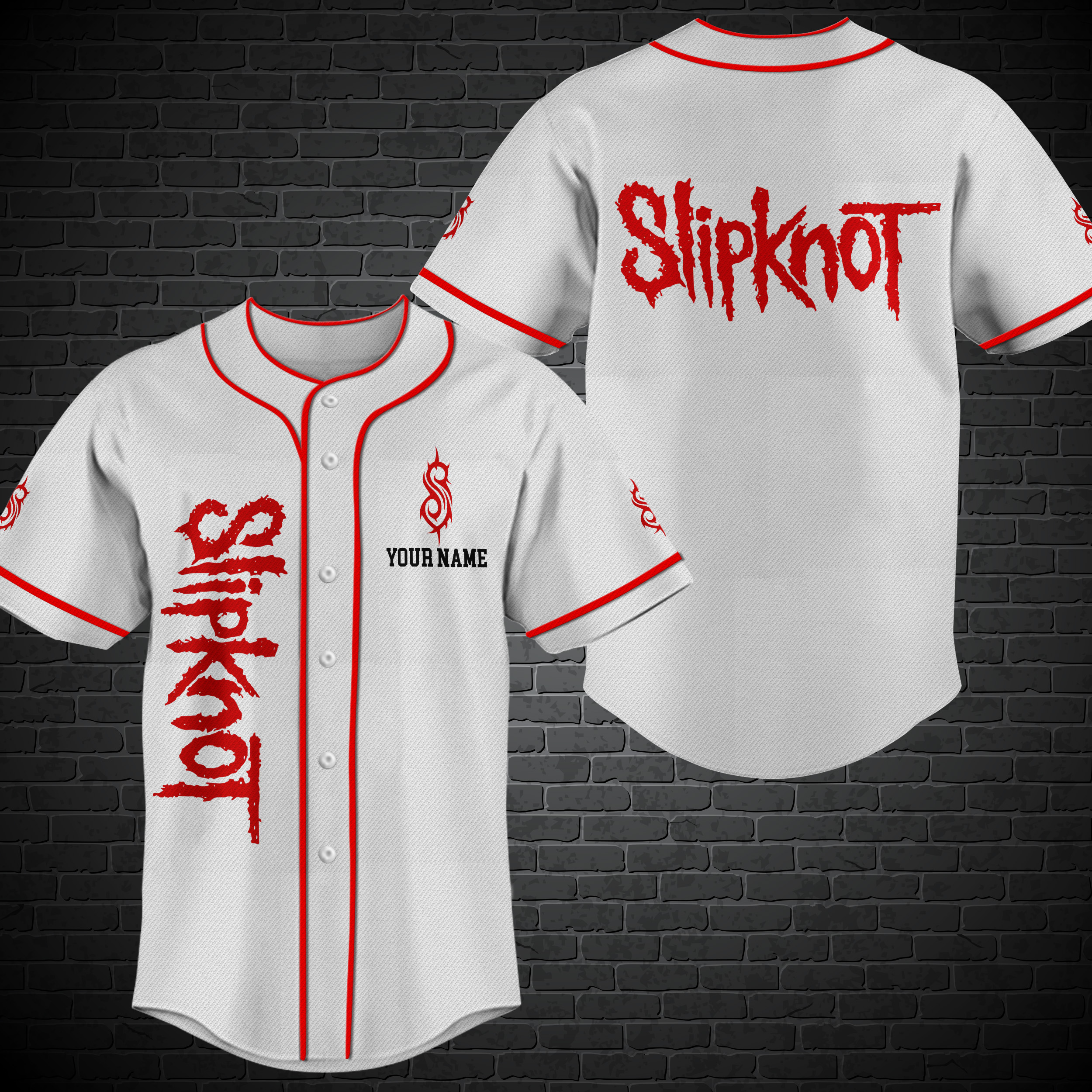 Personalized Slipknot Custom Baseball Jersey Personalized Slipknot Custom Baseball Jersey