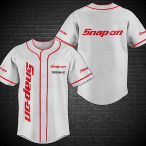 Personalized Snap-On Custom Baseball Jersey