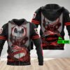 Personalized St George Illawarra Dragons 3D Hoodie Nrl 3D Hoodie Jack Skellington Custom Name 3D All Over Printed Hoodie - bcff5951ce95