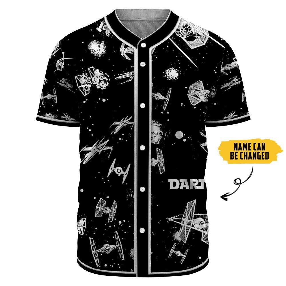 Personalized Star Wars Custom Baseball Jersey Personalized Star Wars Custom Baseball Jersey