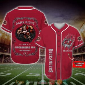 Personalized Tampa Bay Buccaneers Mascot Nfl Baseball Jersey Shirt