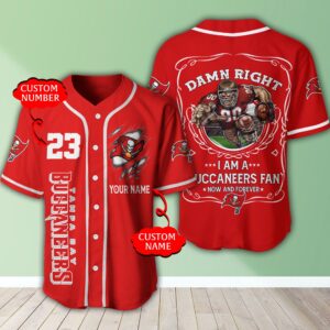 Personalized Tampa Bay Buccaneers Nfl 3D Baseball Jersey