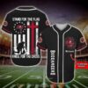 Personalized Tampa Bay Buccaneers Nfl Stand For The Flag Baseball Jersey Shirt