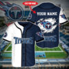 Personalized Tennessee Titans Custom Baseball Jersey Shirt