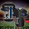 Personalized Tennessee Titans Nfl Stand For The Flag Baseball Jersey Shirt