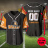 Personalized Tennessee Volunteers Custom Baseball Jersey