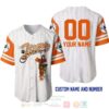 Personalized Tigger Tiger Winnie The Pooh All Over Print Pinstripe White Baseball Jersey