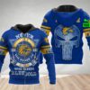 Personalized West Coast Eagles 3D Hoodie Afl 3D Hoodie Never Underestimate Skull Custom Name 3D All Over Printed Hoodie - c4222669d706