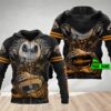 Personalized Wests Tigers 3D Hoodie Nrl 3D Hoodie Jack Skellington Custom Name 3D All Over Printed Hoodie - b2122d949cda