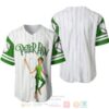 Peter Pan All Over Print Pinstripe White Baseball Jersey
