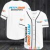 Petty Gms Motorsports White Baseball Jersey