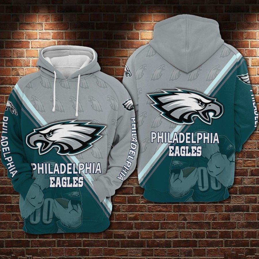 Philadelphia Eagles 3D Hoodie Sweatshirt For Fans Men Women All Over Printed Hoodie - 82e300d39f6d Philadelphia Eagles 3D Hoodie Sweatshirt For Fans Men Women All Over Printed Hoodie - 82e300d39f6d
